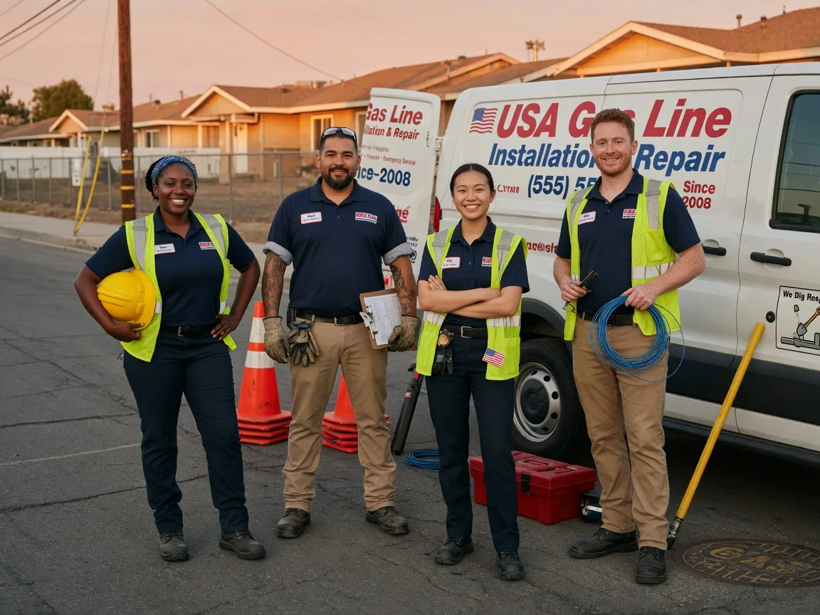 Gas Line Installation company in Thrall, TX